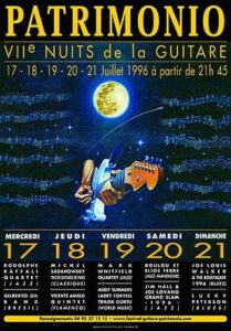 Affiche du festival, édition 1996