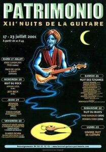 Affiche du festival, édition 2001