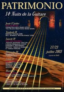 Affiche du festival, édition 2003