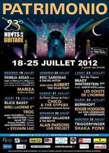 Affiche du festival, édition 2012
