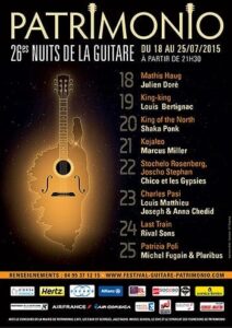 Affiche du festival, édition 2015