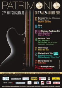 Affiche du festival, édition 2016