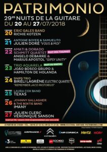 Affiche du festival, édition 2018